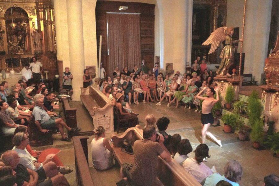 Mallorca church dance Feast of Assumption