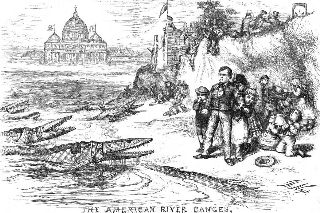 Thomas Nast cartoon Blaine Amendment